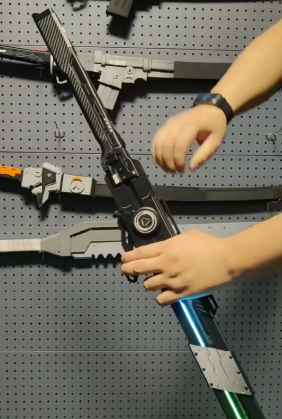 Liuyun Cybertron Cross Knife Prop RGB