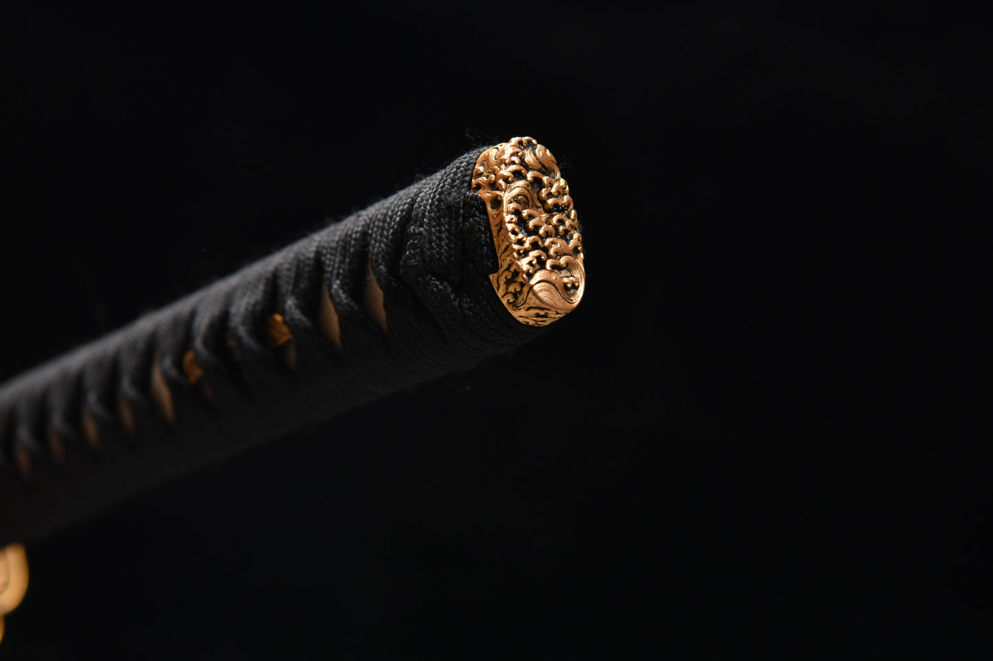 26-inch T10 Steel Tri-color Sword - Maki-e Gold Dragon Sword