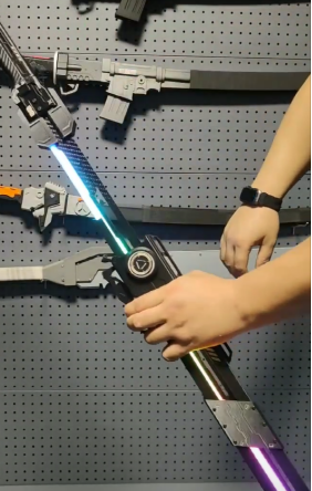 Liuyun Cybertron Cross Knife Prop RGB