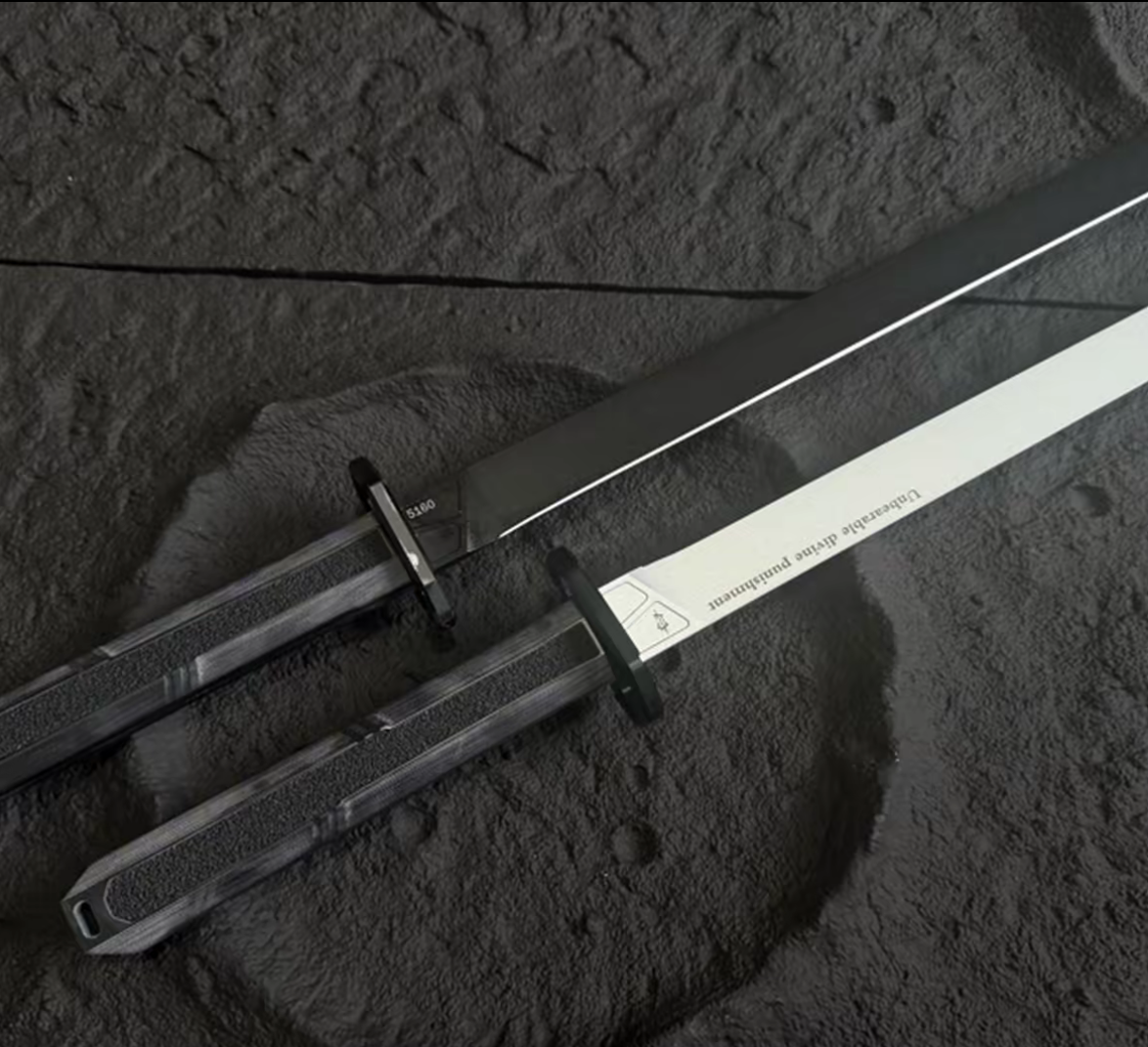 lit. the Tang sword of the lone human being (archaic)