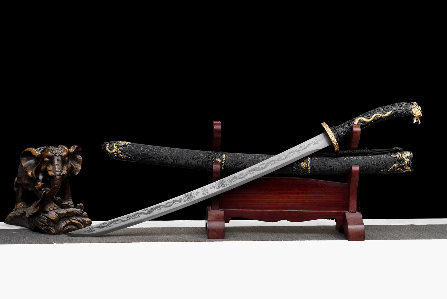 flaming sword