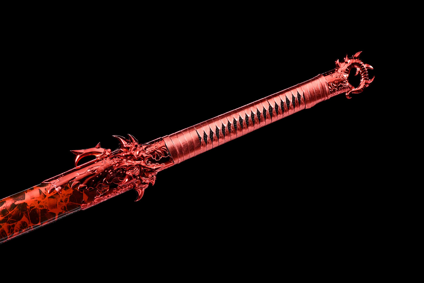 clawed dragon embroidered spring knife