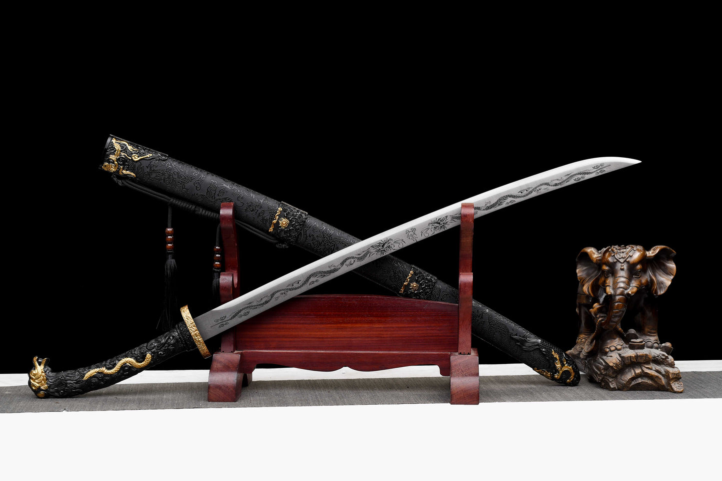 flaming sword