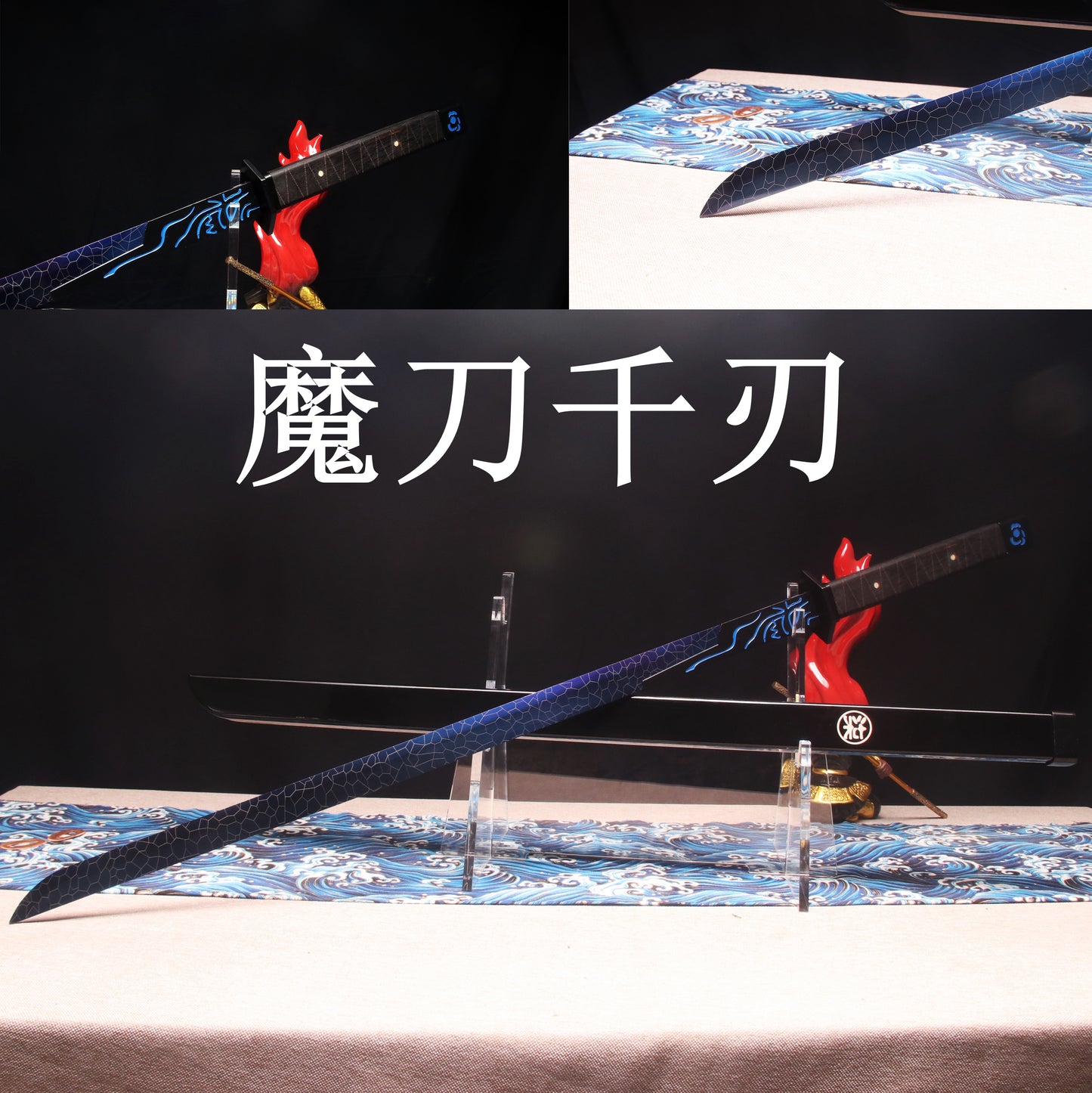 The Magic Knife Thousand Blades Restored Manganese Steel model comes in three colorways.