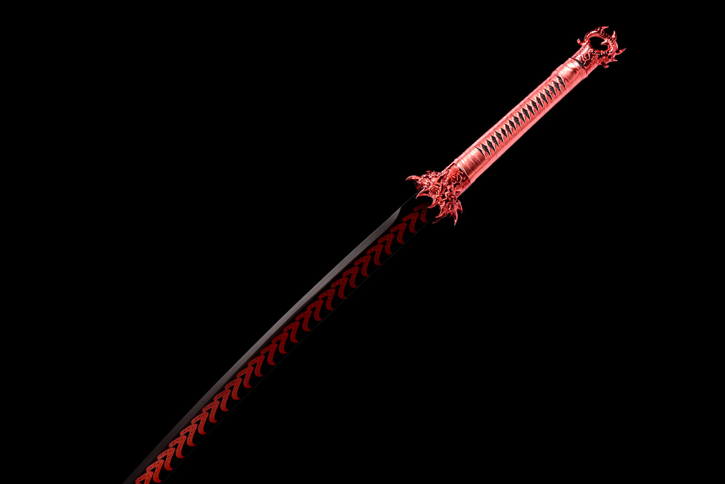 clawed dragon embroidered spring knife